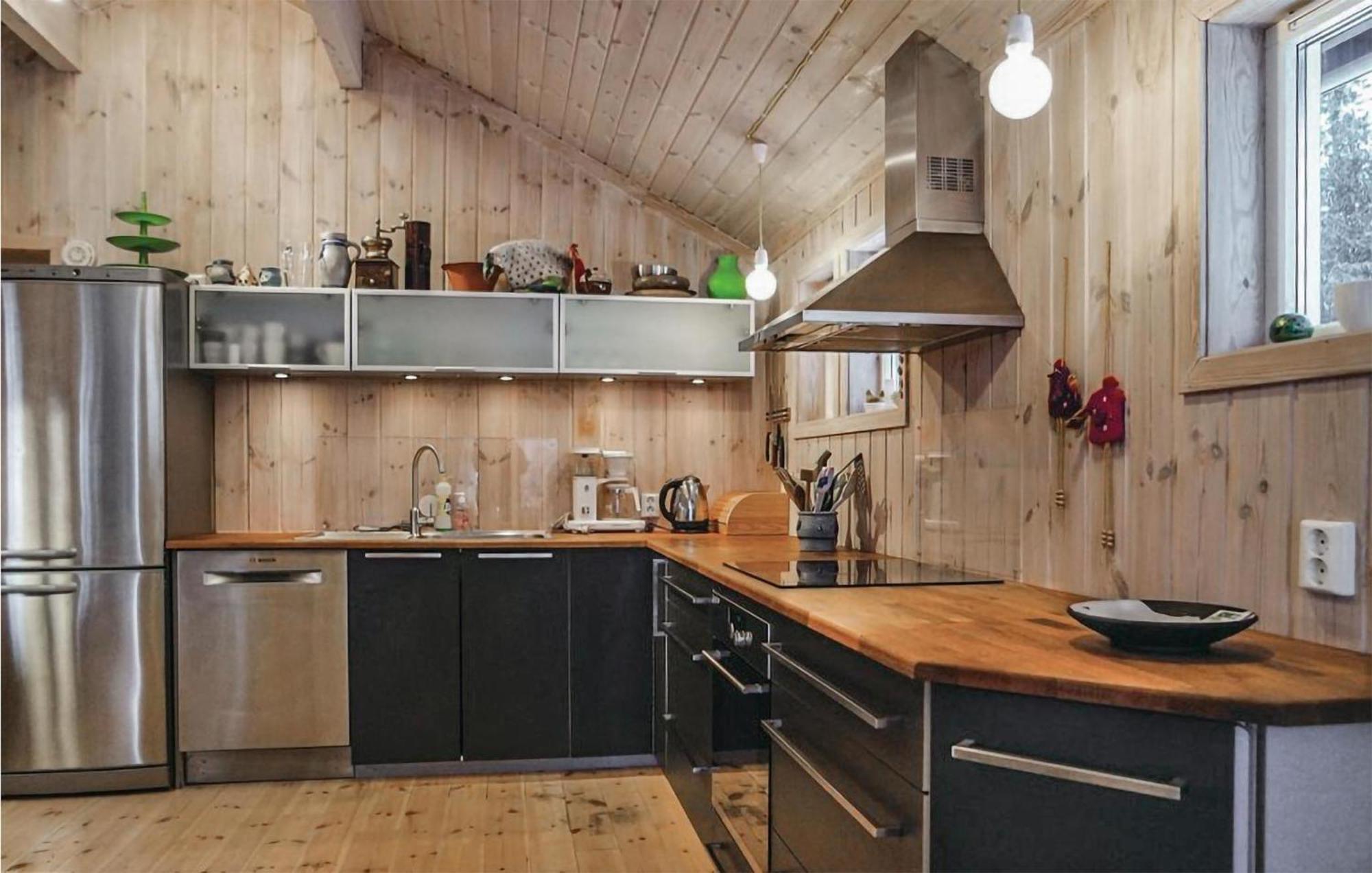 Amazing Home In Sjusjoen With Kitchen Екстер'єр фото
